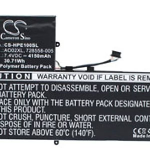 Replacement for HP Hewlett Packard Elitepad 1000 Battery, Ilc, Mfr#: ELITEPAD 1000  BATTERY HP    HEWLETT PACKARD